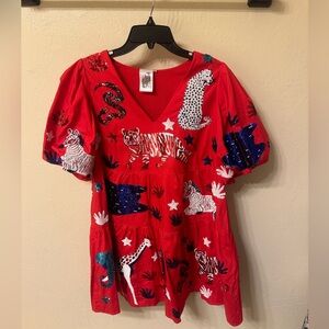 QOS (Queen of Sparkles) 4th of July dress!